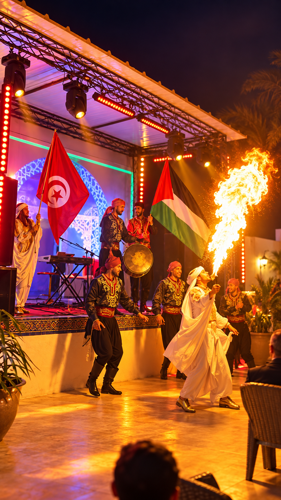 Dîner-spectacle et spectacle djerbien au Riad Djerba